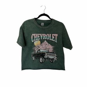 Chevy crop top tee